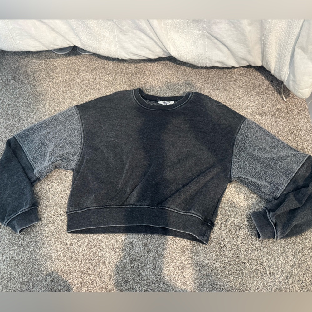 Double Zero Black and Gray Sweatshirt